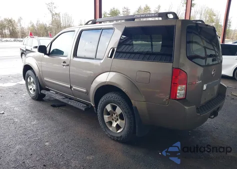 2006 Nissan Pathfinder S из США, поврежденный, VIN 5N1AR18W26C642277
